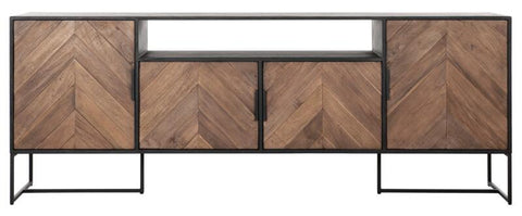 Comoda Criss Cross No.3, 4 puertas, estante abierto