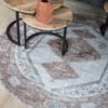 Vloerkleed Karaca Brown 08 Rond ø200 cm