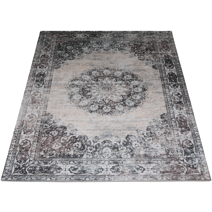 Vloerkleed Viola Antraciet 200 x 200 cm