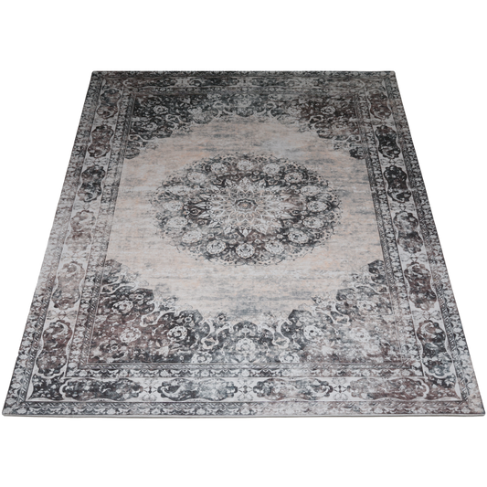 Vloerkleed Viola Antraciet 200 x 200 cm
