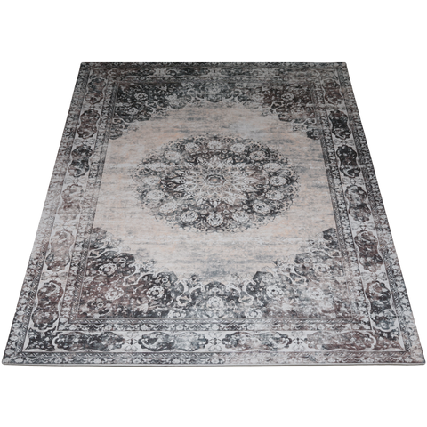 Vloerkleed Viola Antraciet 200 x 200 cm