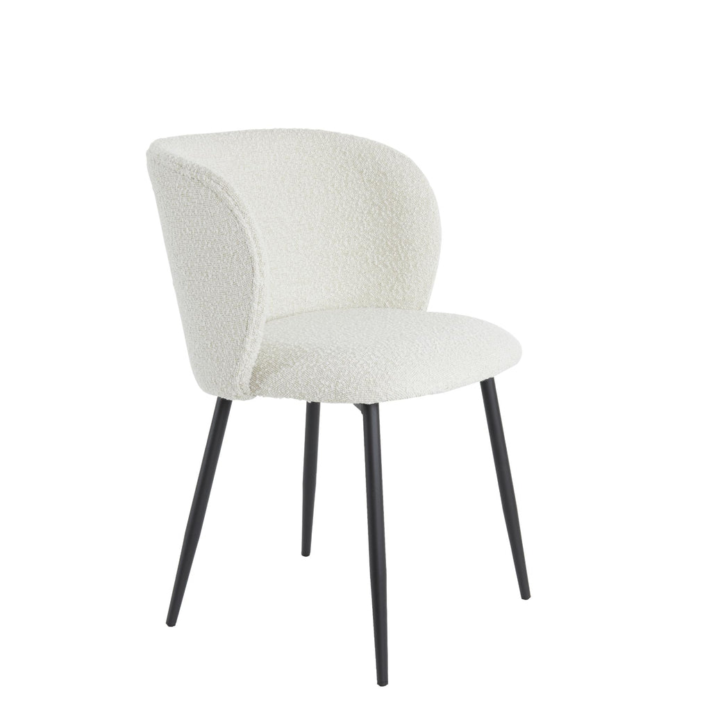 Dining chair Elyna - Cream - 56x55x79cm