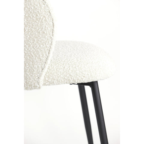 Dining chair Elyna - Cream - 56x55x79cm