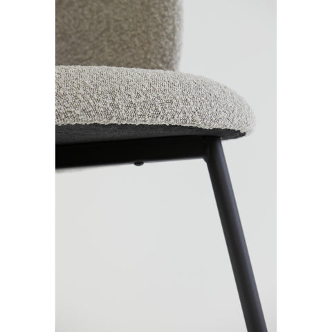 Dining chair Elyna - Gray - 56x55x79cm