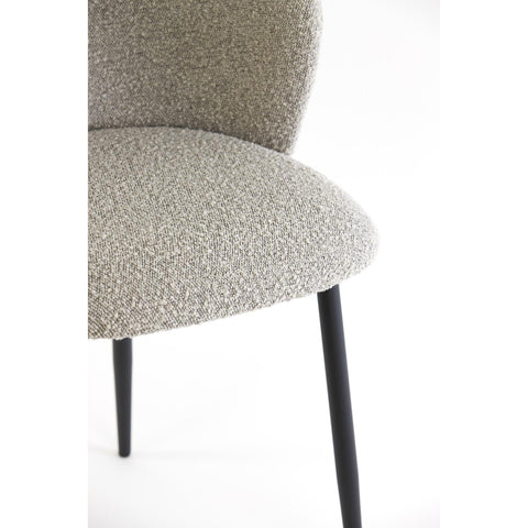 Dining chair Elyna - Gray - 56x55x79cm