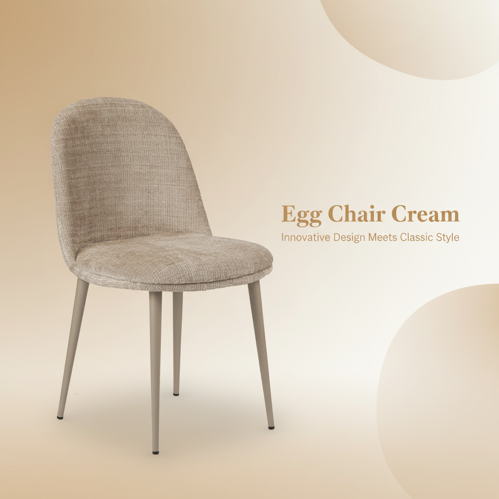 Egg Chair Cream Banner