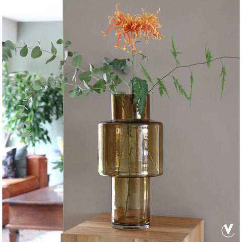Vaas Juba cognac Ø20 x H40 cm