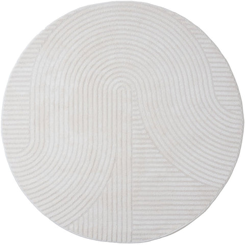 Vloerkleed Ella Cream Rond ø280 cm
