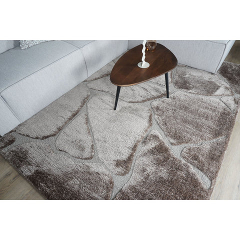Vloerkleed Macy Bruin 160 x 230 cm