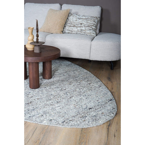 Vloerkleed Stone Licht Grijs 421 - Kiezelvormig 160 x 230 cm