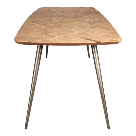 Fieron Natural acaia wooden diningtable oval 240cm