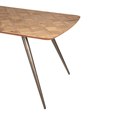 Fieron Natural acaia wooden diningtable oval 240cm