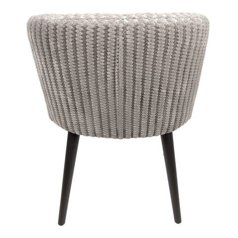 Fiori Beige 09 sedia da pranzo con gambe in legno marrone scuro