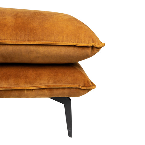 Gold KD Flow Sofa Stool Adroa