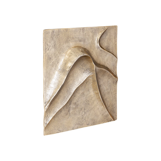 Gihan Gold casted alu wall panel wave lines M to එම්බල්බල්.