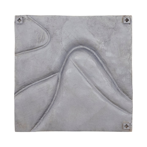 Gihan Nickel casted aluminum wall panel with wave lines L to Only.