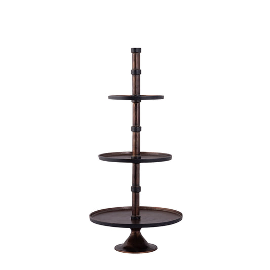Glinda Copper alu etagere round S traduit en Only.