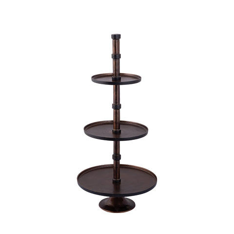 Glinda Copper alu etagere round S traduit en Only.