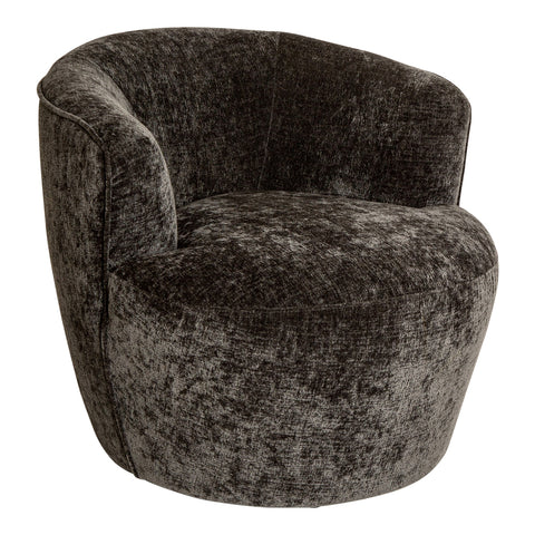 Grasa Anthracite fiore fabric fauteuil