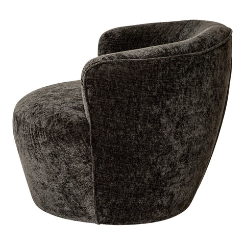 Grasa Anthracite fiore fabric fauteuil