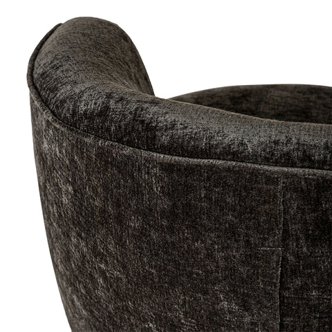 Grasa Anthracite fiore fabric fauteuil