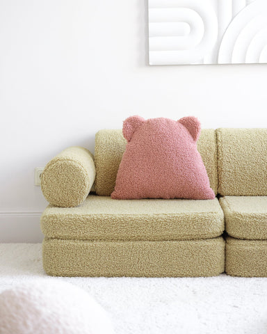 Guava Pink Bear Cushion