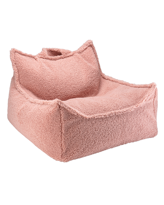 Silla de frijol rosa guayaba