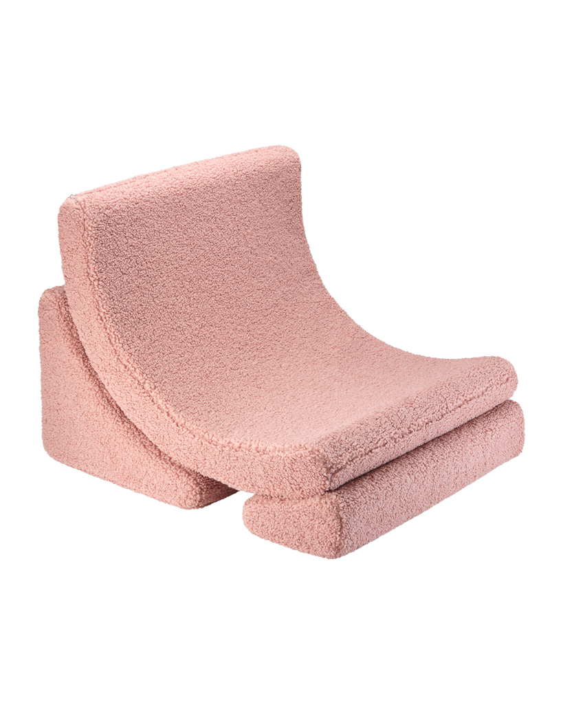 Silla de luna rosa de guayaba