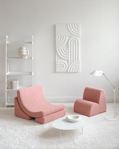Silla de luna rosa de guayaba