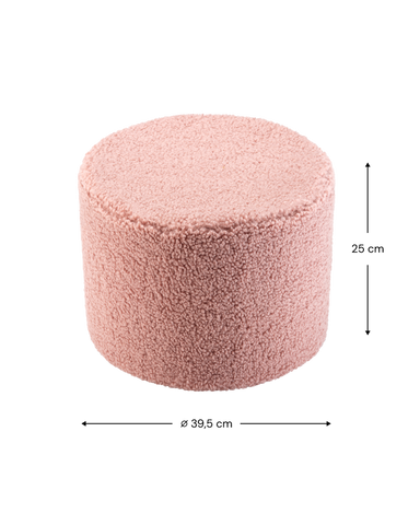 Guava Pink Pouffe