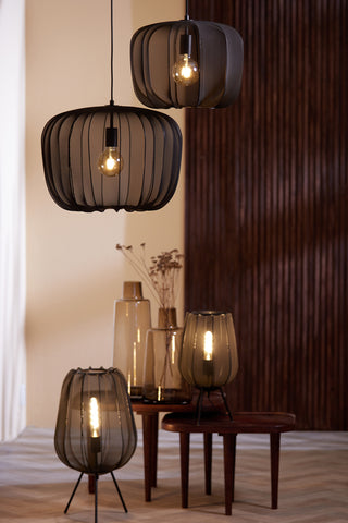 Ceiling lamp Ø40x30 cm PLUMERIA black