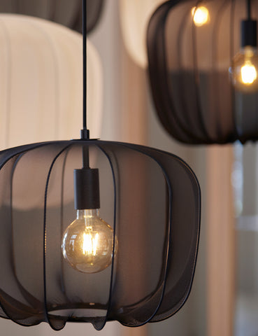 Ceiling lamp Ø40x30 cm PLUMERIA black