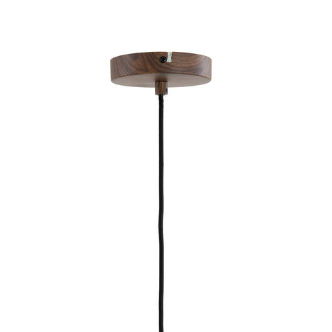 Ceiling lamp Dania - Brown/Cream - Ø27.5x52cm