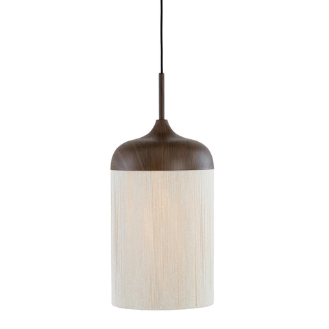 Ceiling lamp Dania - Brown/Cream - Ø27.5x52cm