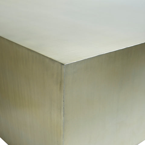 Irvy Gold iron coffee table square matte sv2