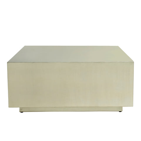 Irvy Gold iron coffee table square matte sv2
