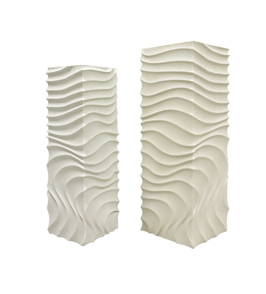 Isaiah White mdf pedestal wavy design SV2