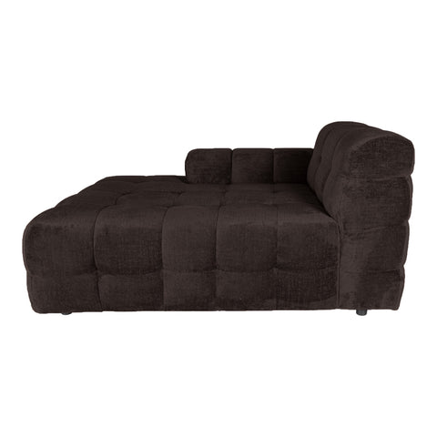 Jidde sofa berge 1072 dark grey fabric chaise long