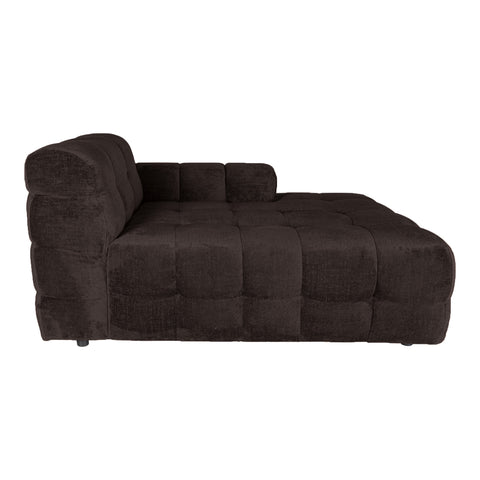 Jidde sofa berge 1072 dark grey fabric chaise long