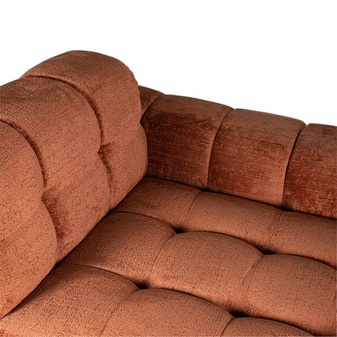 Jidde sofa berge 3032 rust fabric chaise longue ri