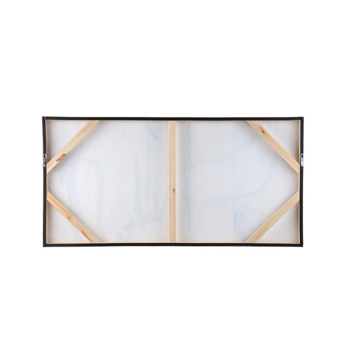 Jor Lien toile cercle peint panneau mural rectangulaire