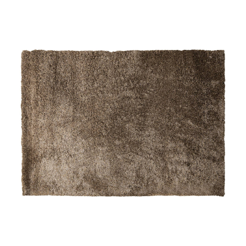 Jups Brown fabric handwoven carpet L