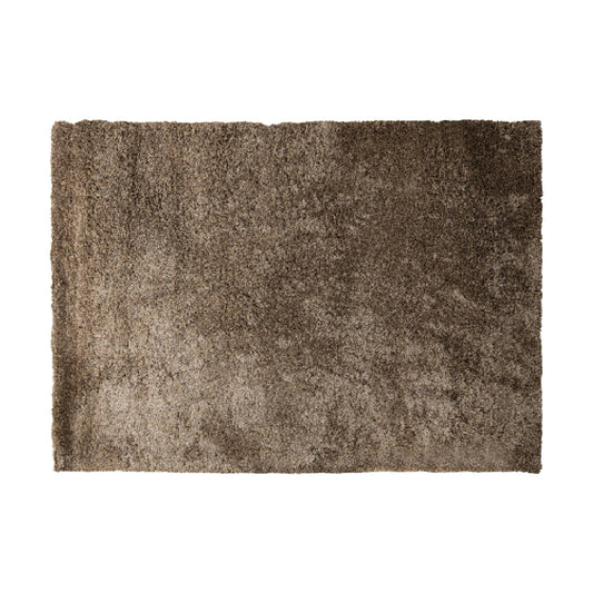 Jups Brown fabric handwoven carpet L