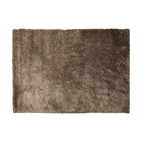 Jups Brown fabric handwoven carpet L