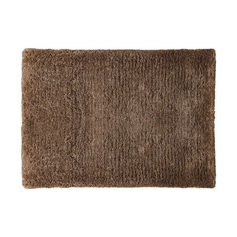 Jups Brown fabric handwoven carpet S