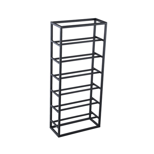 Kentyn Black rectangle iron wine rack small