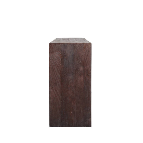 Kyro Brown mango wood rectangle sidetable