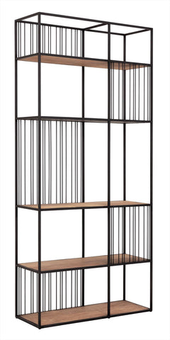 Estante de libros / Separador de ambientes Barra pequeño, 5 estantes