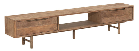 Soporte para TV Bliss No.1 grande, 2 cajones, estante abierto