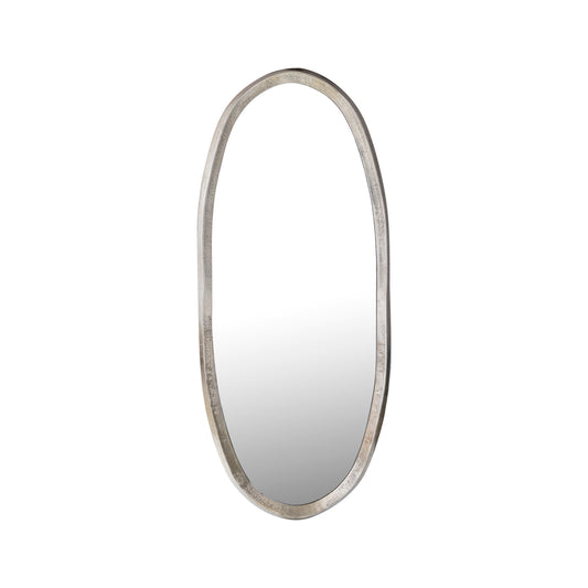 Limera Brass alu oval mirror irregular border S translates to "Only"